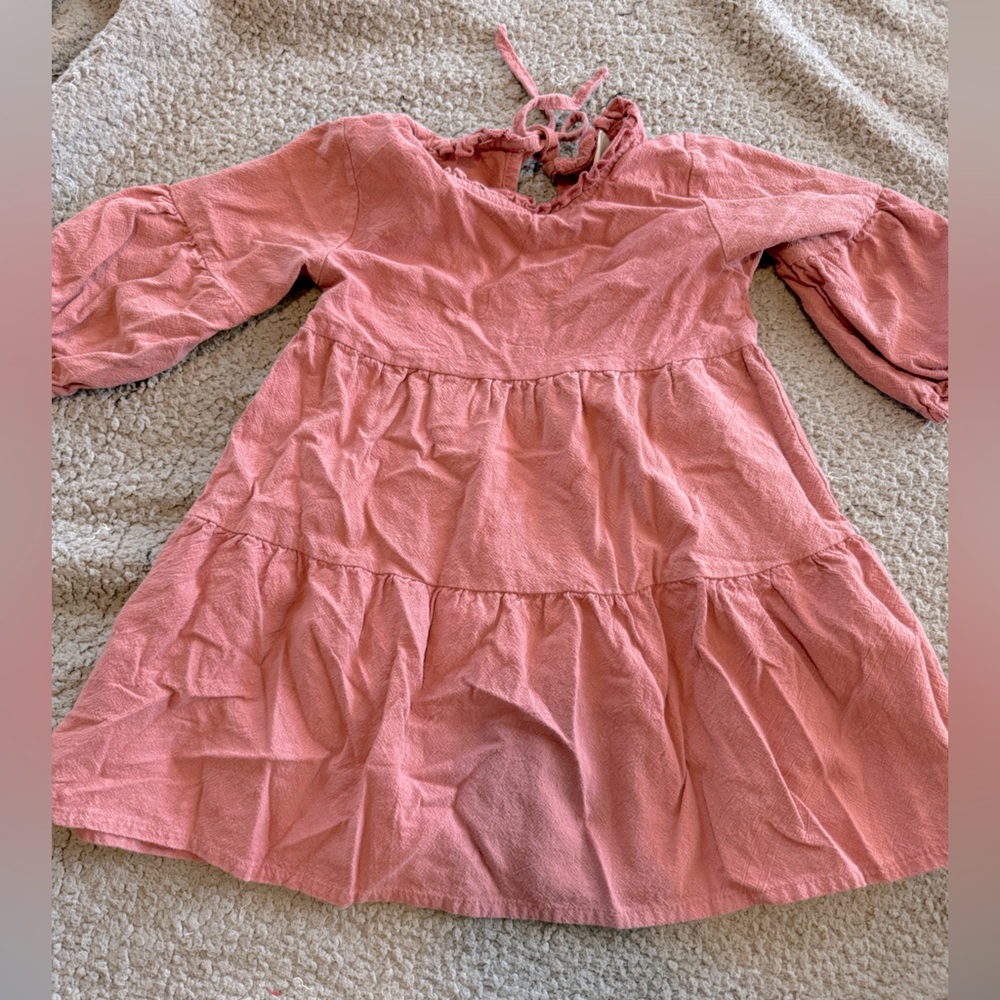 Mauve Toddler Fall Dress
